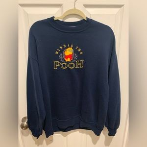 Vintage Disney Winnie The Pooh Sweatshirt Sweater Pullover Women’s XL